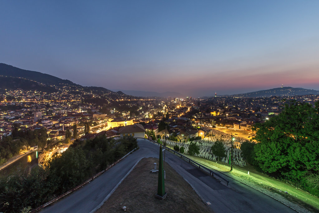 Skyline of Sarajevo, Bosnia