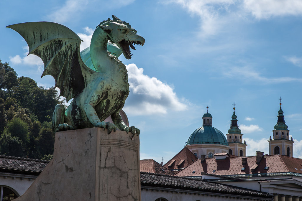 Dragon Bridge, Ljubljana, Slovenia