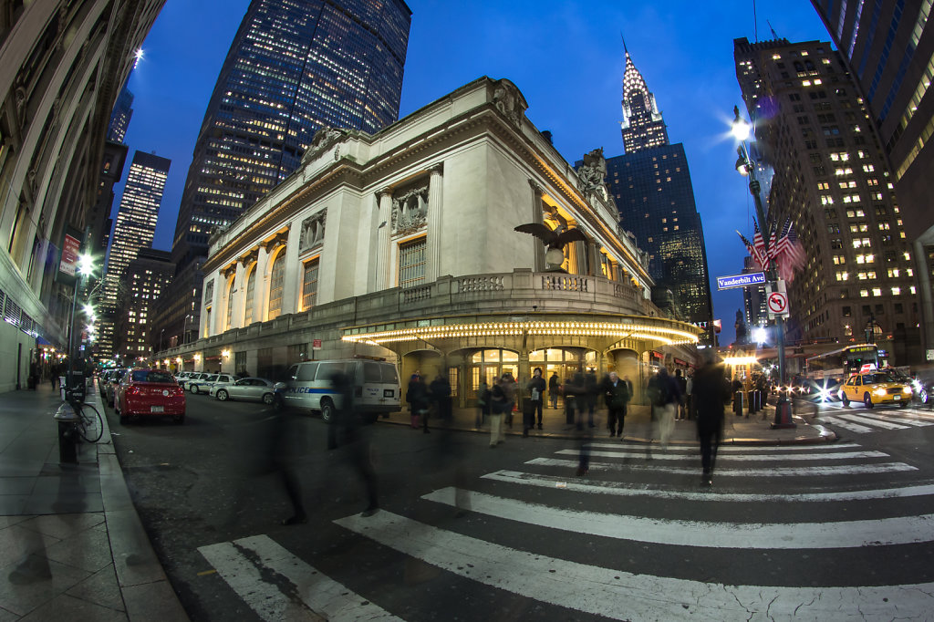 Outside of Grand Central Station, New York