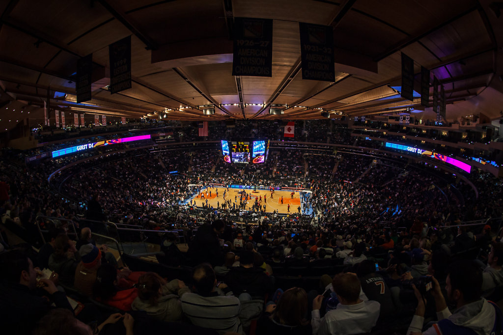 Knicks @ Madison Square Garden, New Yorke