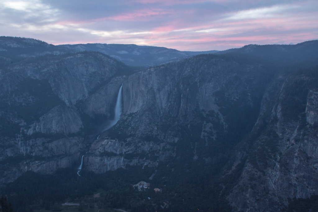 Dusk @ Yosemite Falls, Yosemite National Park