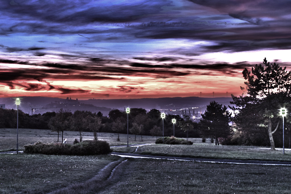 Sunset @ Hubland, Würzburg